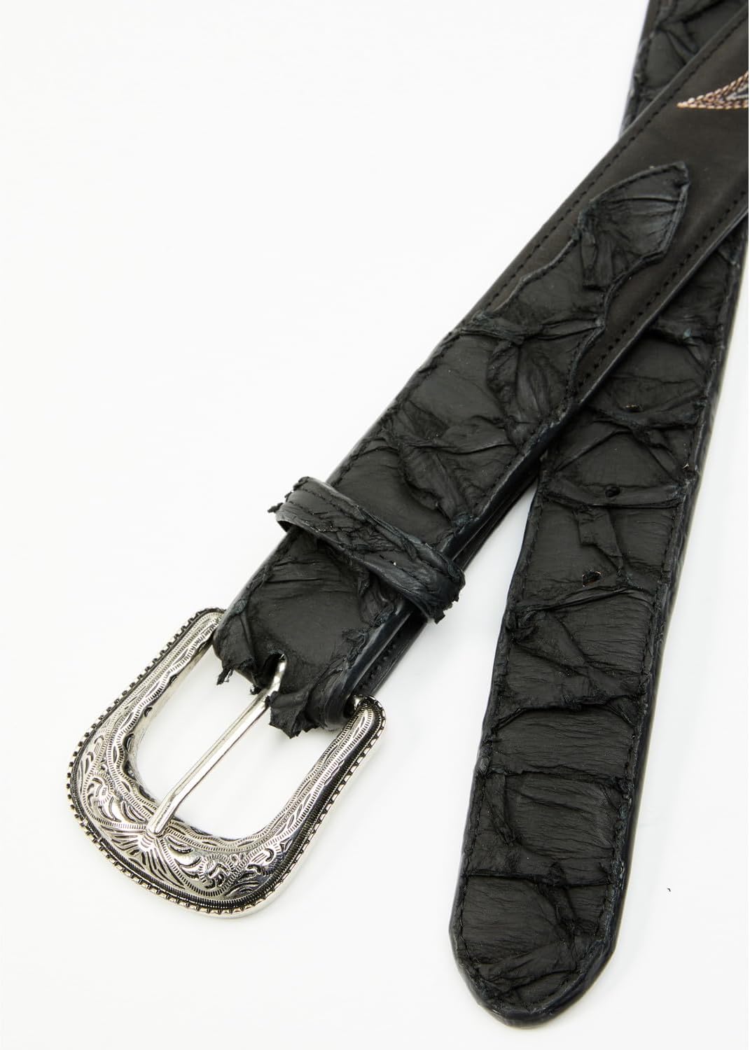 Cody James Men's Exotic Pirarucu Billet Belt - CJAHO24BT22-BLK 34 - Image 2