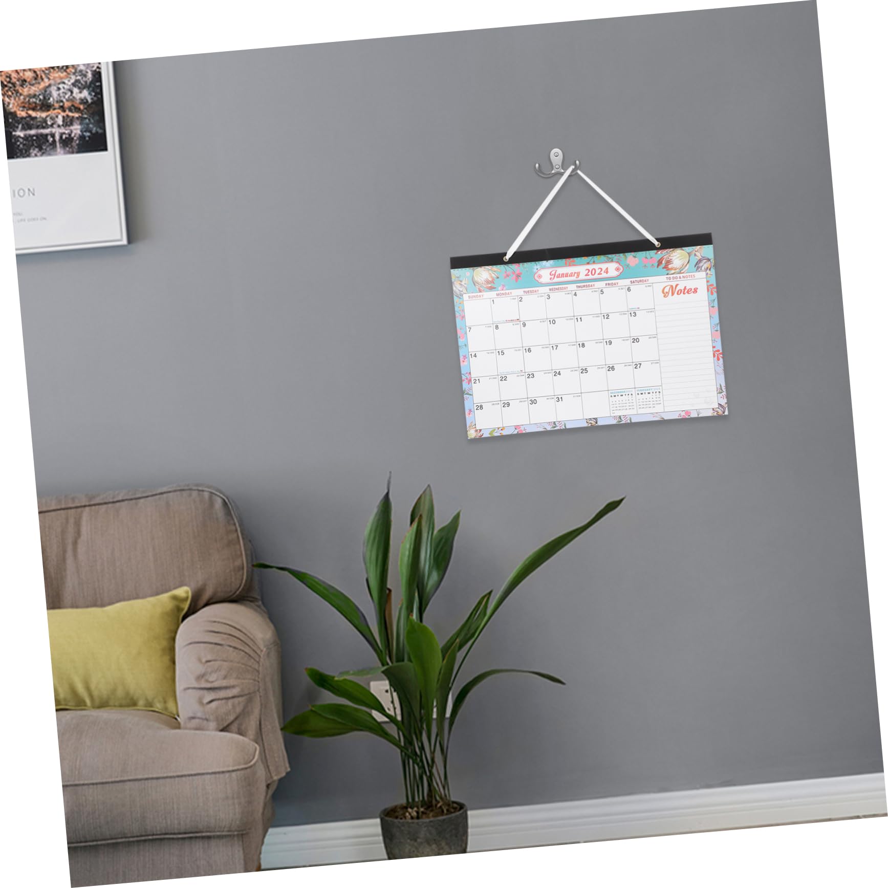 Lurrose 3stücke Monatlicher Wandkalender Mit Feiertagen Praktischer Planer Für Büro Und Zuhause Für Organisation Ihres Terminkalenders Schöner Und Funktionaler Wandkalender Für Jeden