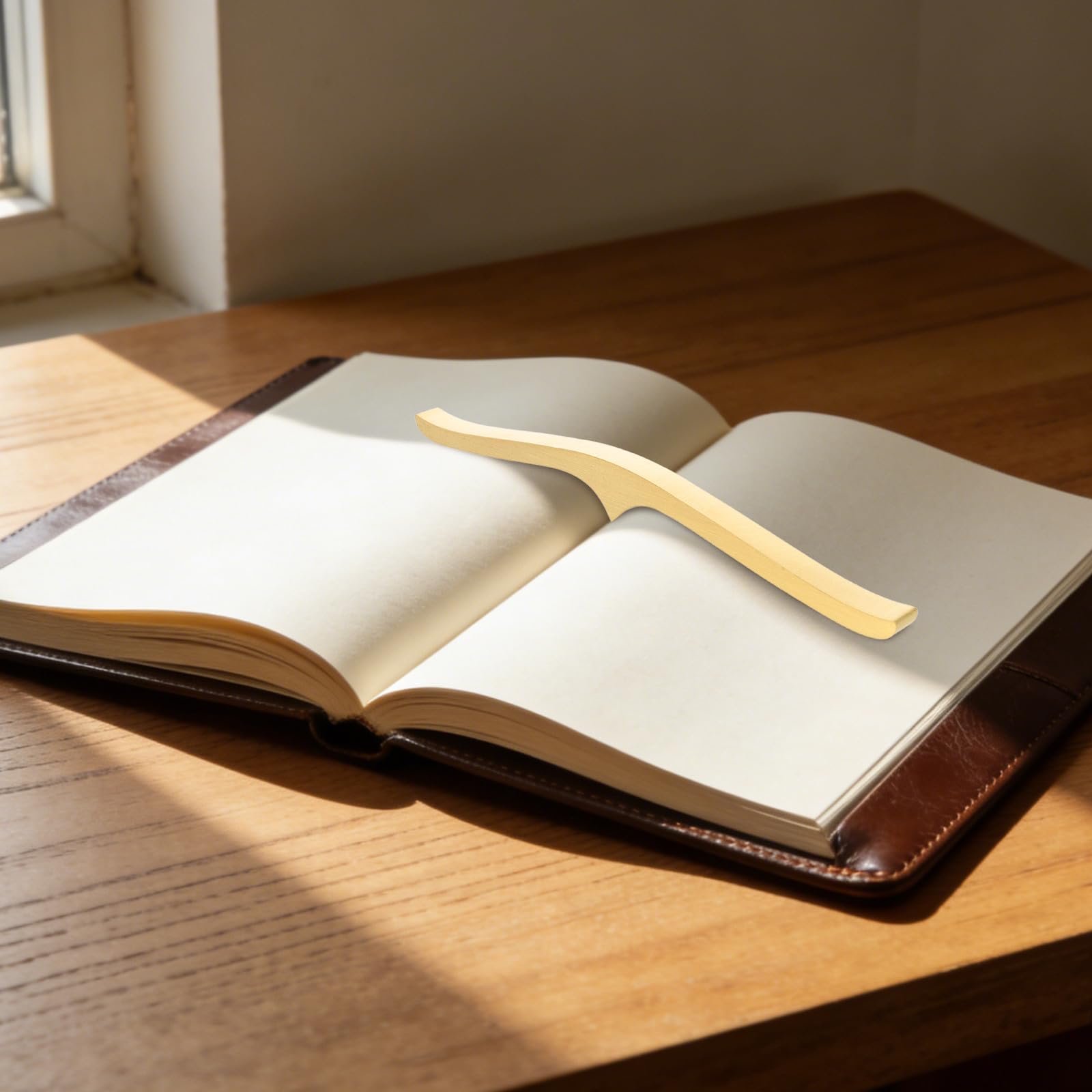 DOITOOL Fermacarte per calligrafia in ottone dorato: fermacarte pesante per pittura e disegno - strumento per esercitarsi nella calligrafia per l'arte cinese, la scrittura e la lettura di libri