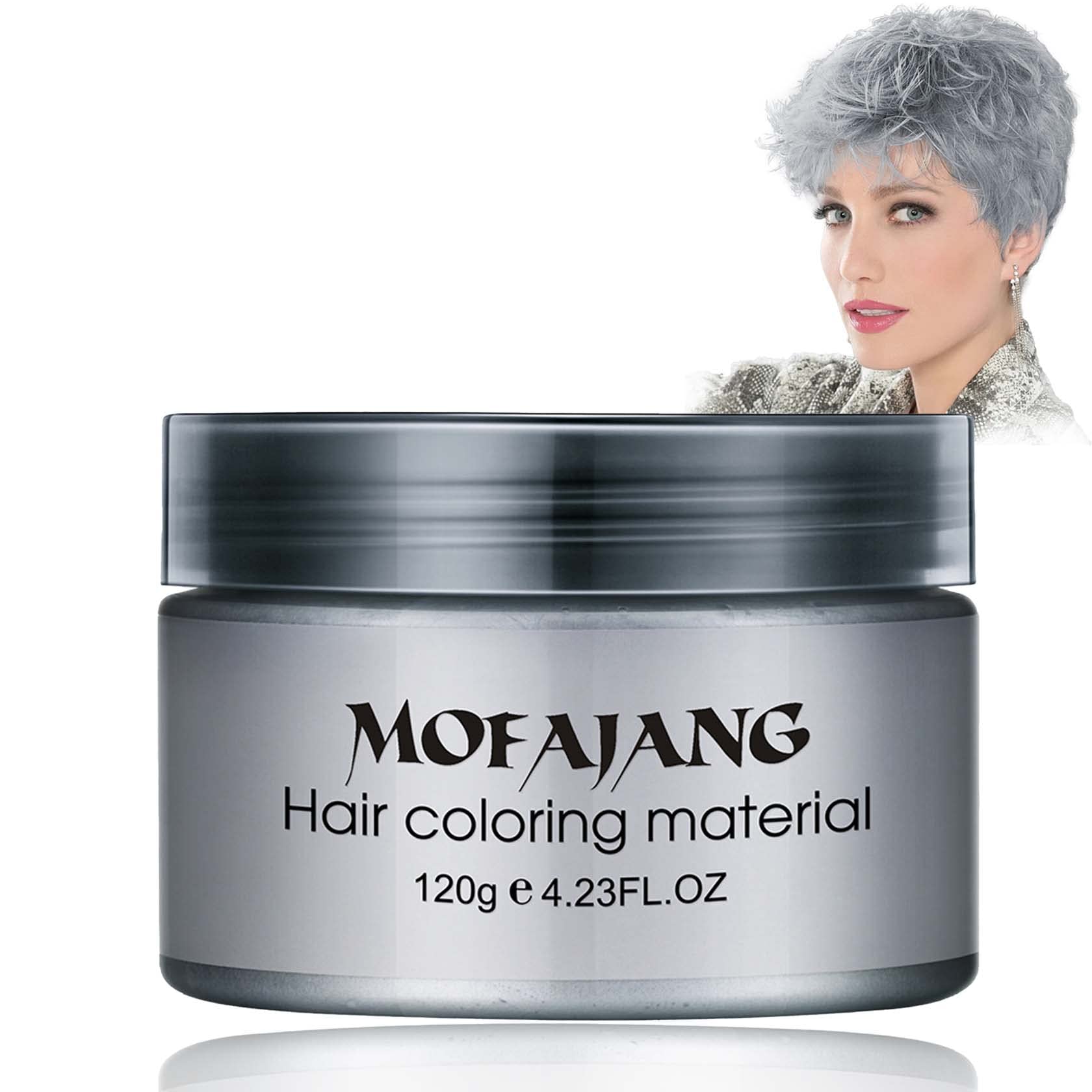 Amazon.com : WENJLYJ Silver Grey Temporary Hair Dye Cream