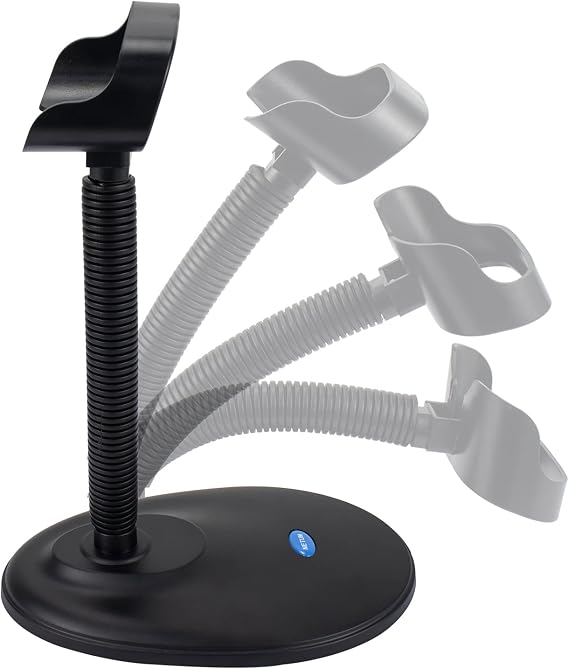 NETUM Adjustable Barcode Scanner Stand Hands Free Barcode Scanning Bar-Code Reader Cradle Holder Adjustable Goose Neck Stand for NT-1698W NT1698LY NT-1228BL NT-1228BC