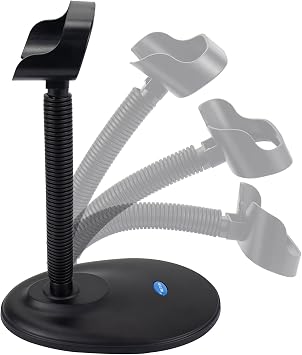 NETUM Adjustable Barcode Scanner Stand Hands Free Barcode Scanning Bar-Code Reader Cradle Holder Adjustable Goose Neck Stand for NT-1698W NT1698LY NT-1228BL NT-1228BC