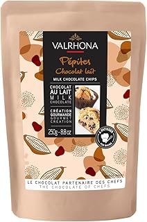Valrhona Finest Milk Chocolate Chips for Baking - 32% Cocoa, A Perfect F...