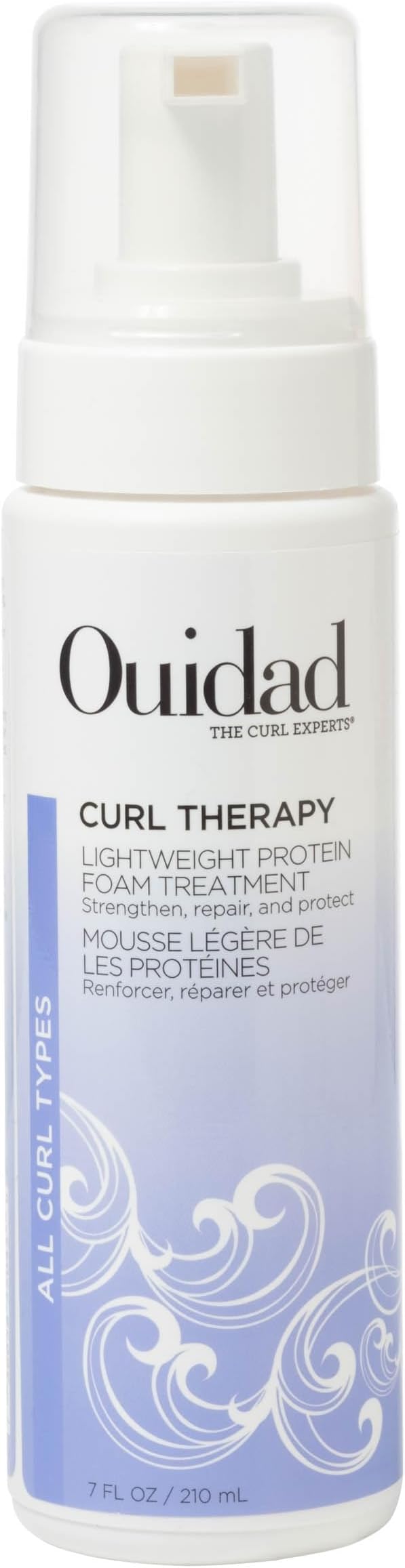 OUIDAD Curl Therapy Lightweight Protein Foam, 7 oz.