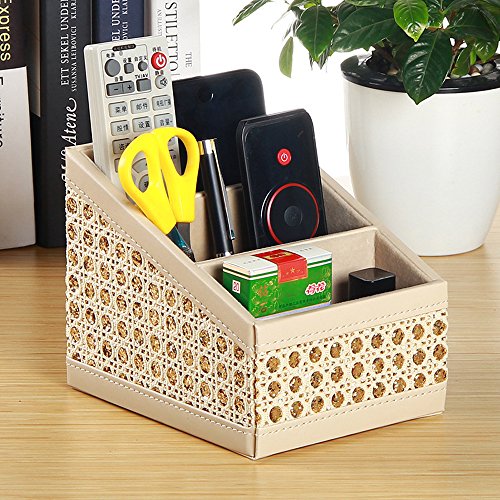 Tilt 3 slot PU telecomando supporto da scrivania