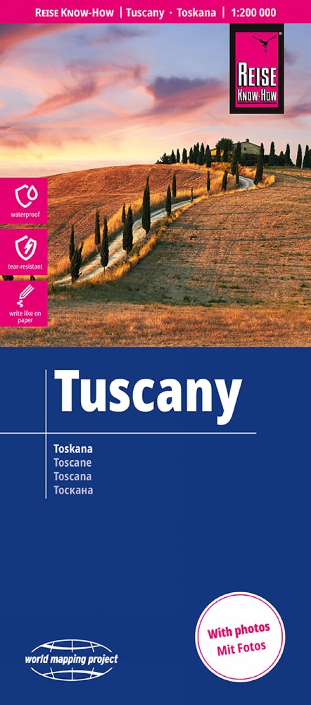 Tuscany Map 1200000