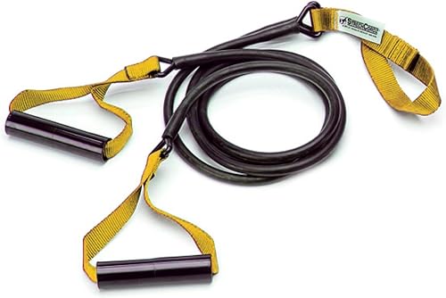 Original StrechCordz with Handles, Swimming Resistance Bands, Dryland Training, 5 Resistance Levels