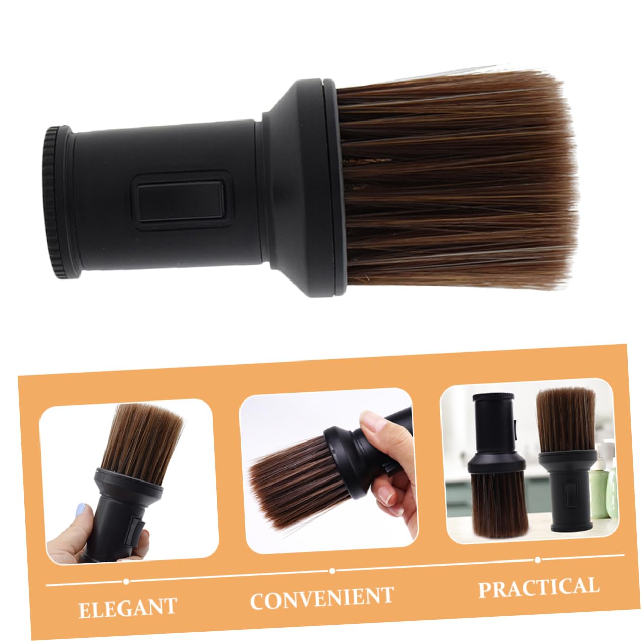 Baluue Barber Brush for Cleaning Hair Neck Duster Barber Brush Neck Duster Barber Neck Duster Hairdressing Cleaning Brush