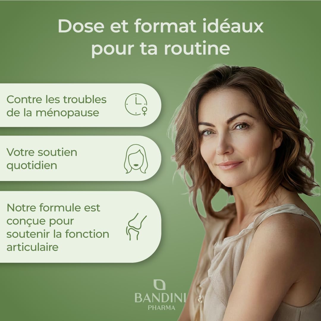 Bandini® Actée à grappe 300 comprimés | Cimicifuga racemosa ou Actaea racemosa rhizome extrait sec | Complément alimentaire Vegan | 300 mg par dose quotidienne | Supplément Naturel et Végétalien