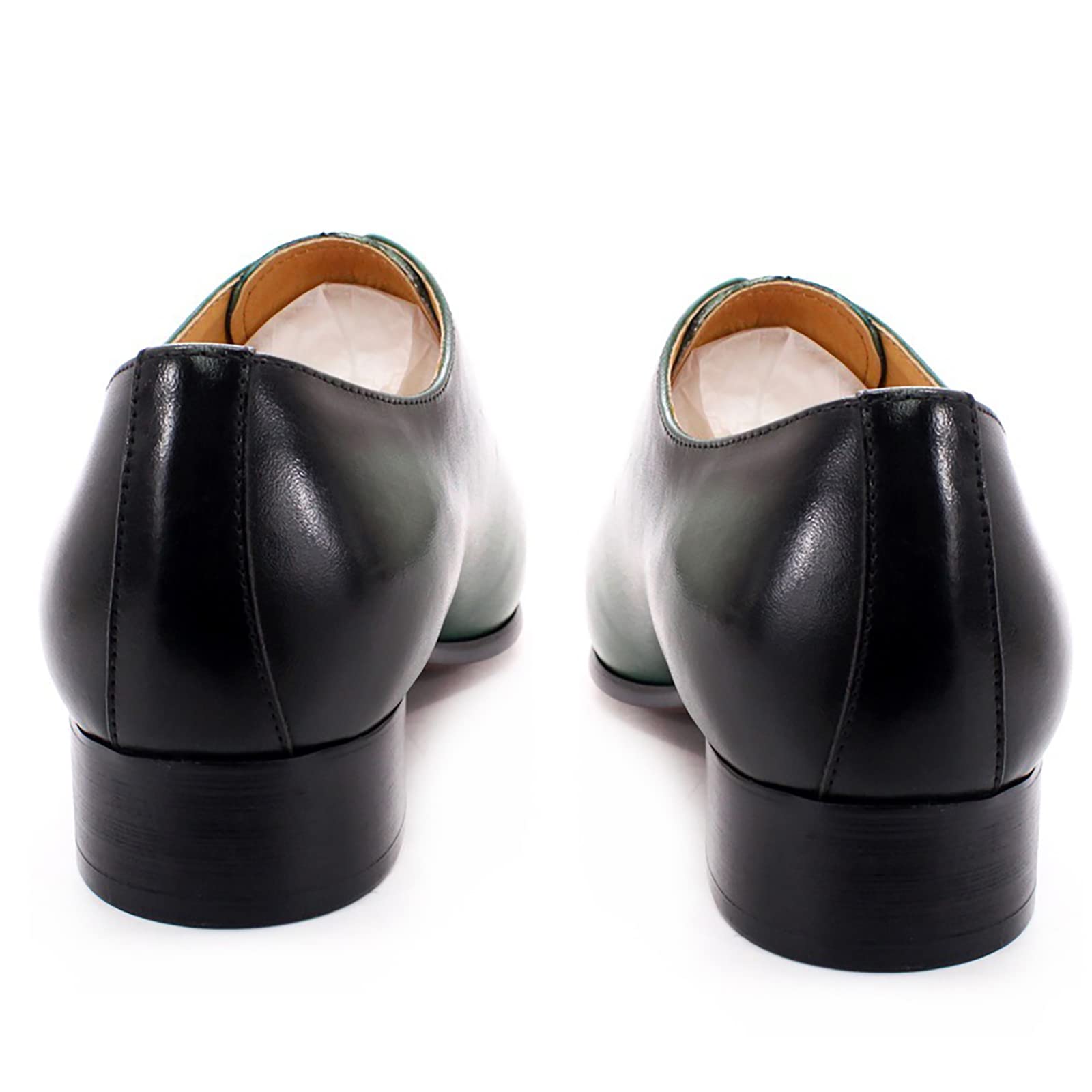Zapatos Oxford Formales Para Hombre - Cuero Sintético Con Cordones | Ideal Para Oficina, Boda Y Eventos | Color Marrón