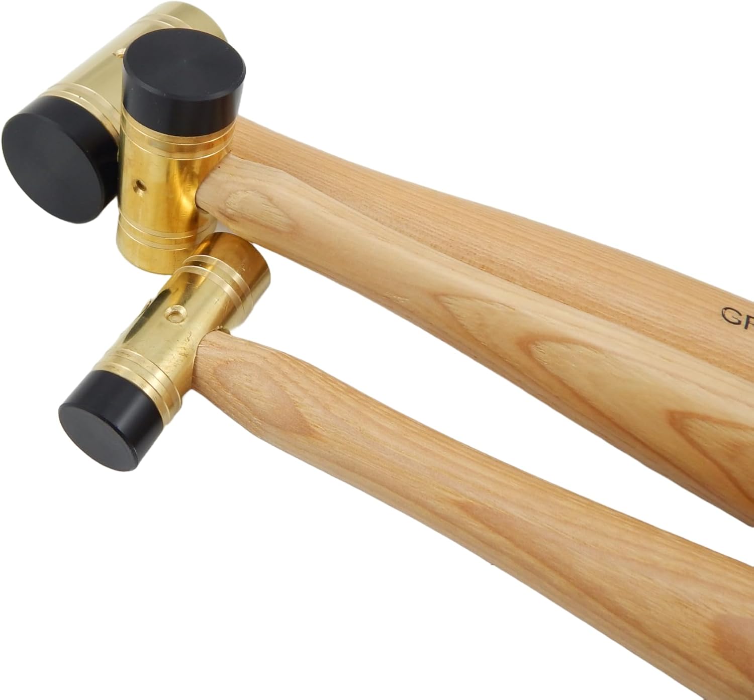 Grace Brass Gunsmith Hammer Set 3pc w Delrin Tips 4, 8 & 16oz Gun Care Machinist