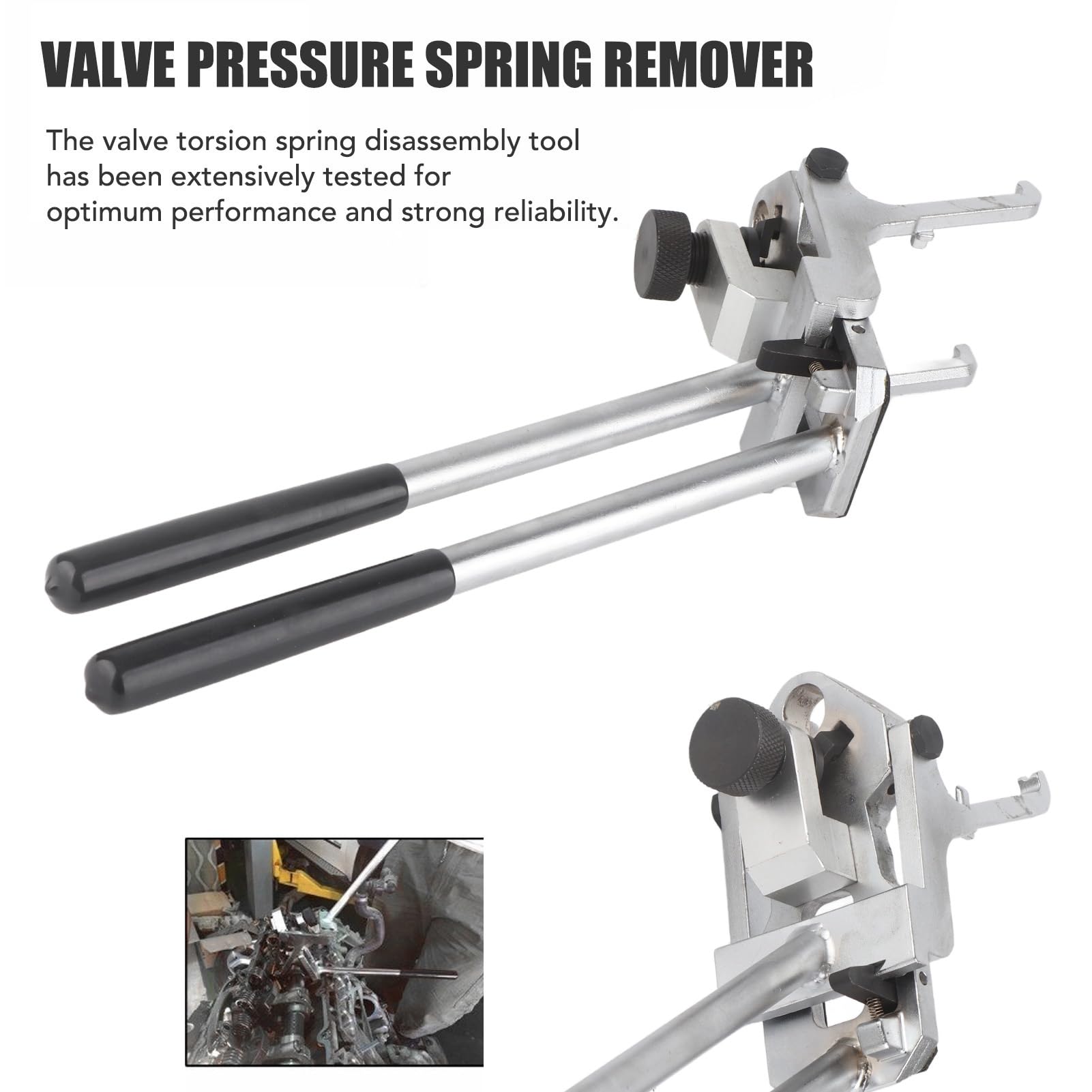 KLLJRFW Valve Pressure Spring Remover Installer Valve Torsion Spring Disassembly Tool High Strength Steel 117110 for N13 N20 N26 N52 N55 Engine
