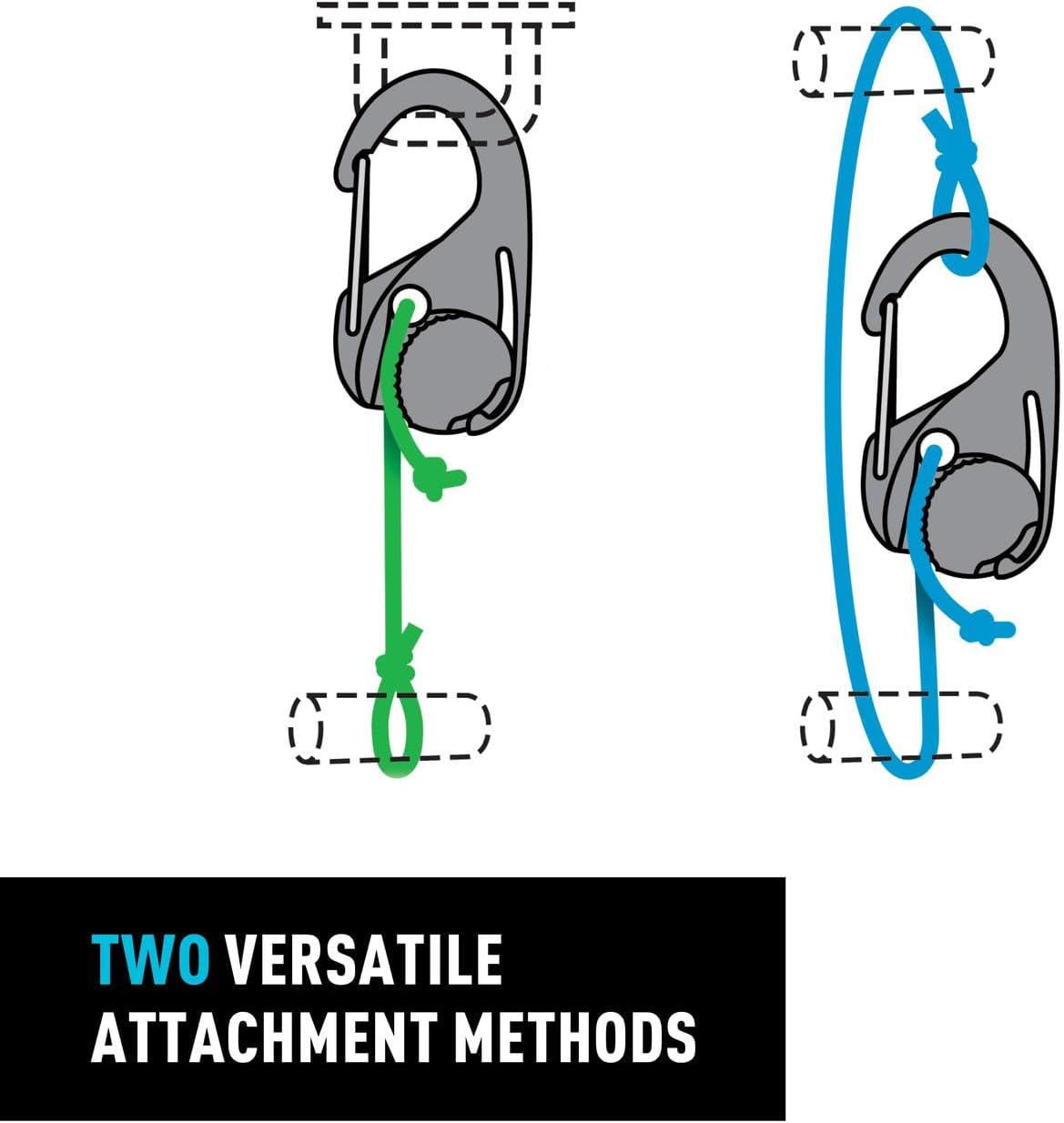 Nite Ize CamJam Plastic Tie Down Mechanism 4-pack Cord Without Cord NCJ-01-4R3 1