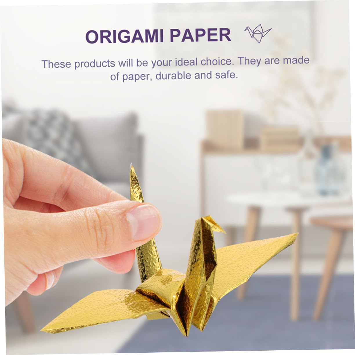 NUOBESTY 300hojas Papel De Origami De Plegado Para Manualidades Para Decoraciones y