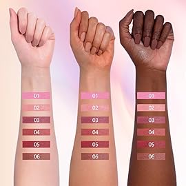 evpct Nude Brown Matte Creamy Lipstick for Women, Long Lasting Waterproof Velvet Lipstick, Lip Stick Crayon Buildable Blendable Creamy Color, Longwear Lip Makeup Cruelty-free 24 hours original, 06