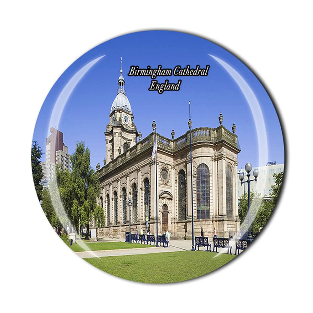 Birmingham Cathedral England Fridge Magnet Souvenir Gift Crystal Magnetic Sticker Collection