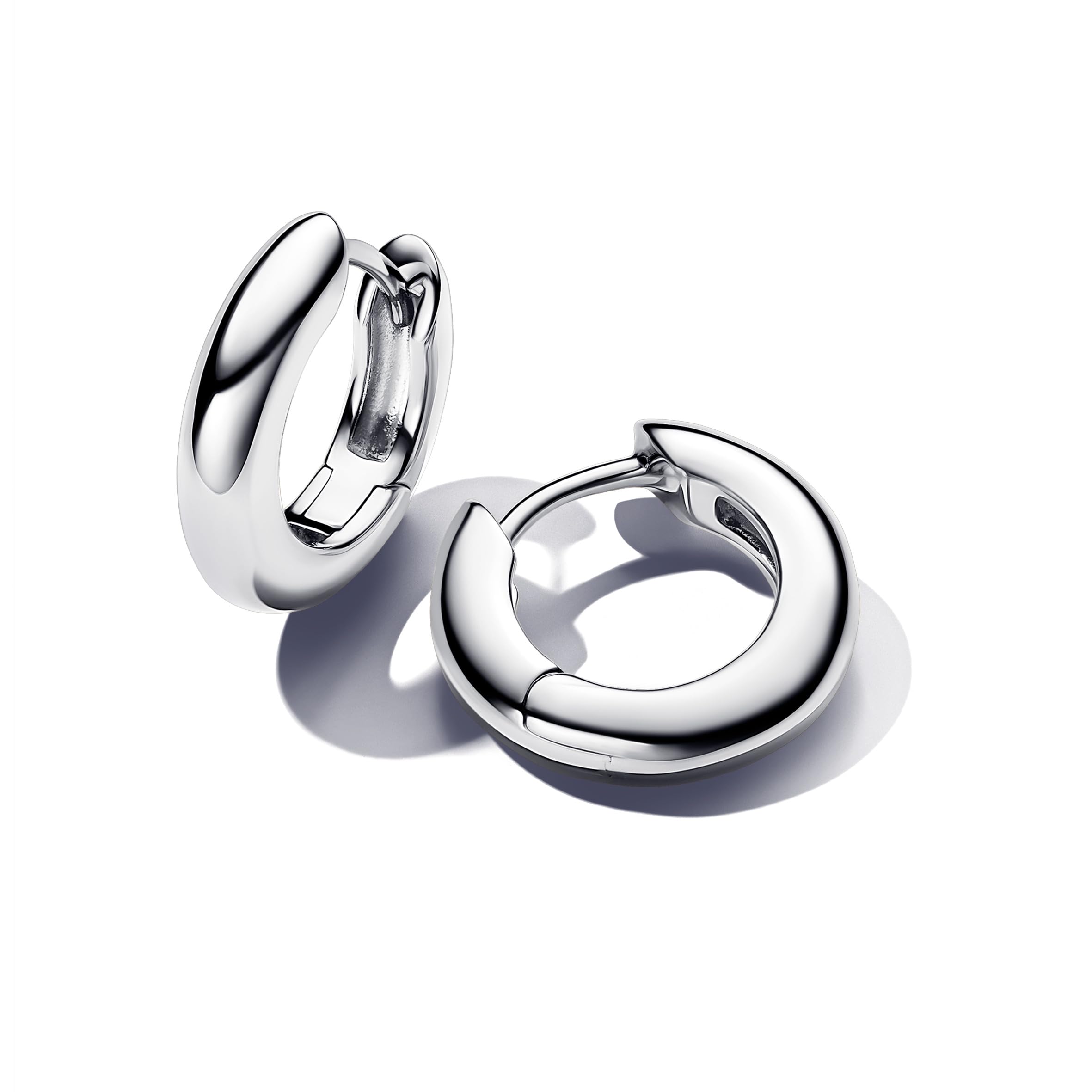 PANDORA Essence Pendientes de aro de plata de ley