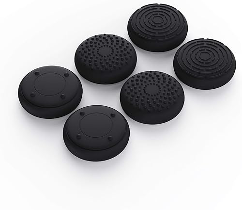 Vista 8 de eXtremeRate PlayVital - Funda de silicona antideslizante con tachuelas en 3D azul medianoche para controlador PS5, protector de goma suave