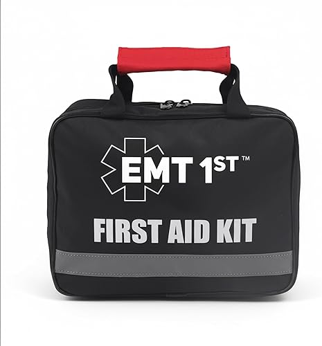 Miniatura 9 de EMT 1st - Kit de primeros auxilios de emergencia de 250 piezas con 30 artículos únicos y mantas de Mylar kit grande de primeros auxilios para