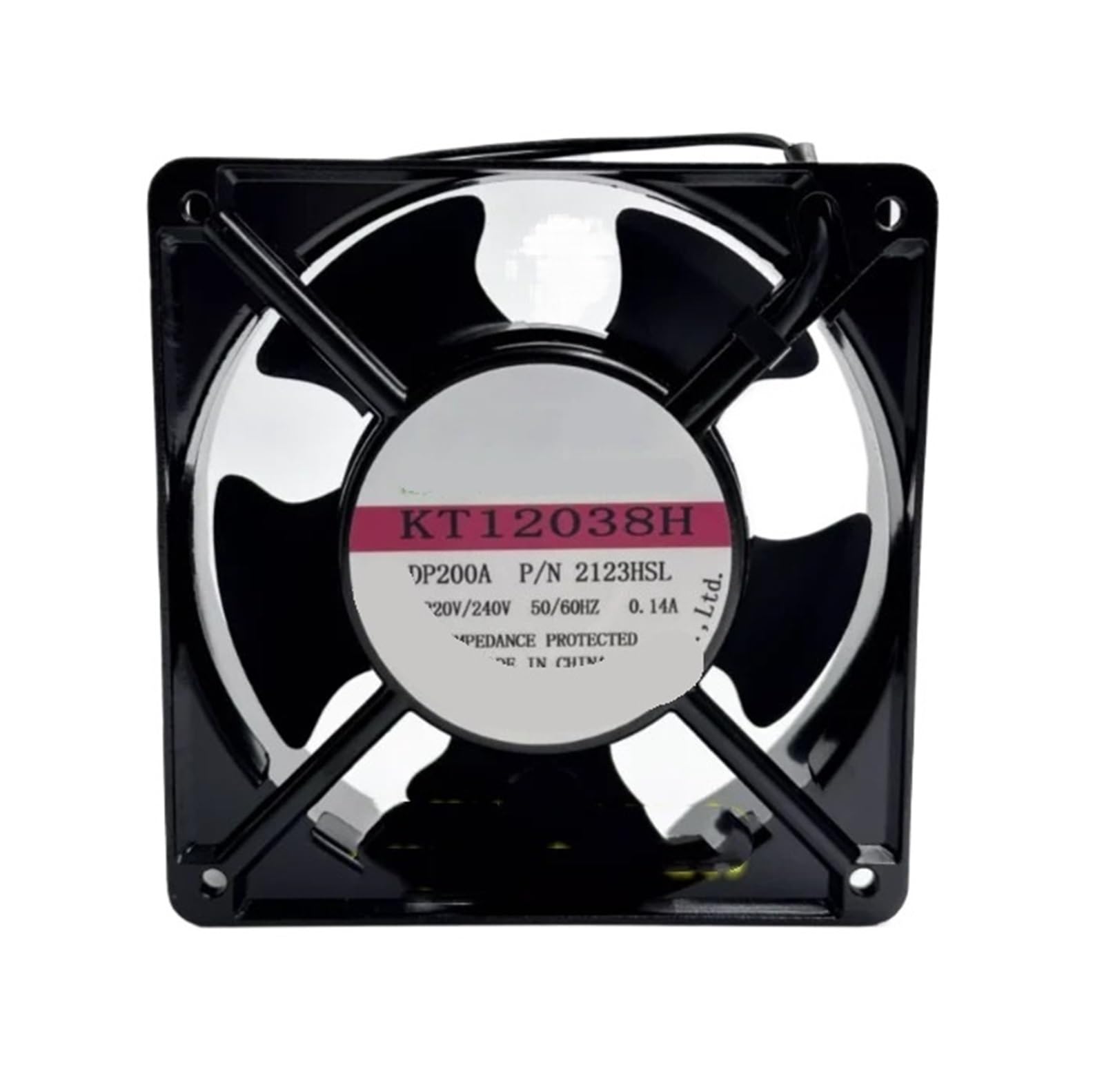 Ventilateur KT12038H 2123HBL 380V axial extracteur d'air chaud triphasé pour machine