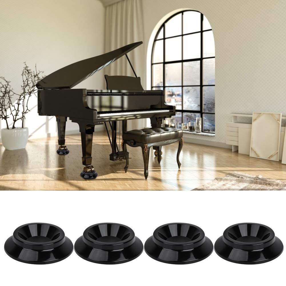 Piano Wheel Cup Sturdy and, Piano Foot Pad Reduces Shock, for Home Professionals Piano Instrument Lovers