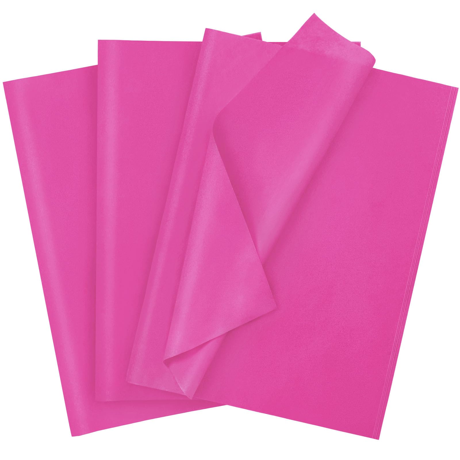 120 Sheets 14 x 20 Inch Hot Pink Tissue Paper for Gift Bag Wrapping