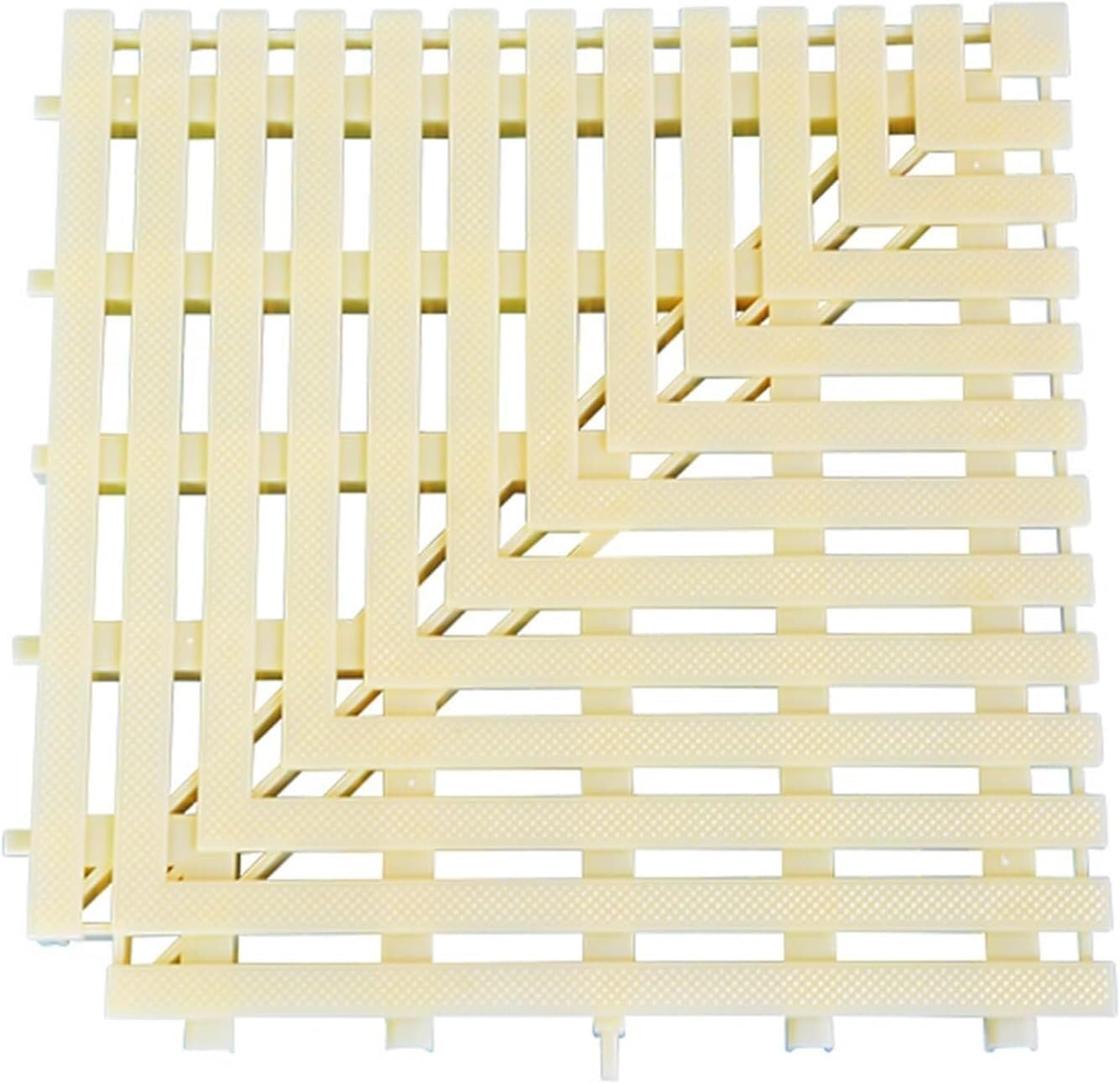 Griglia per piscina MekUk 40x40 cm - Copertura di scarico di troppo pieno ad angolo retto, griglia di drenaggio per bordo piscina per una manutenzione efficiente delle fognature, soluzione di gri