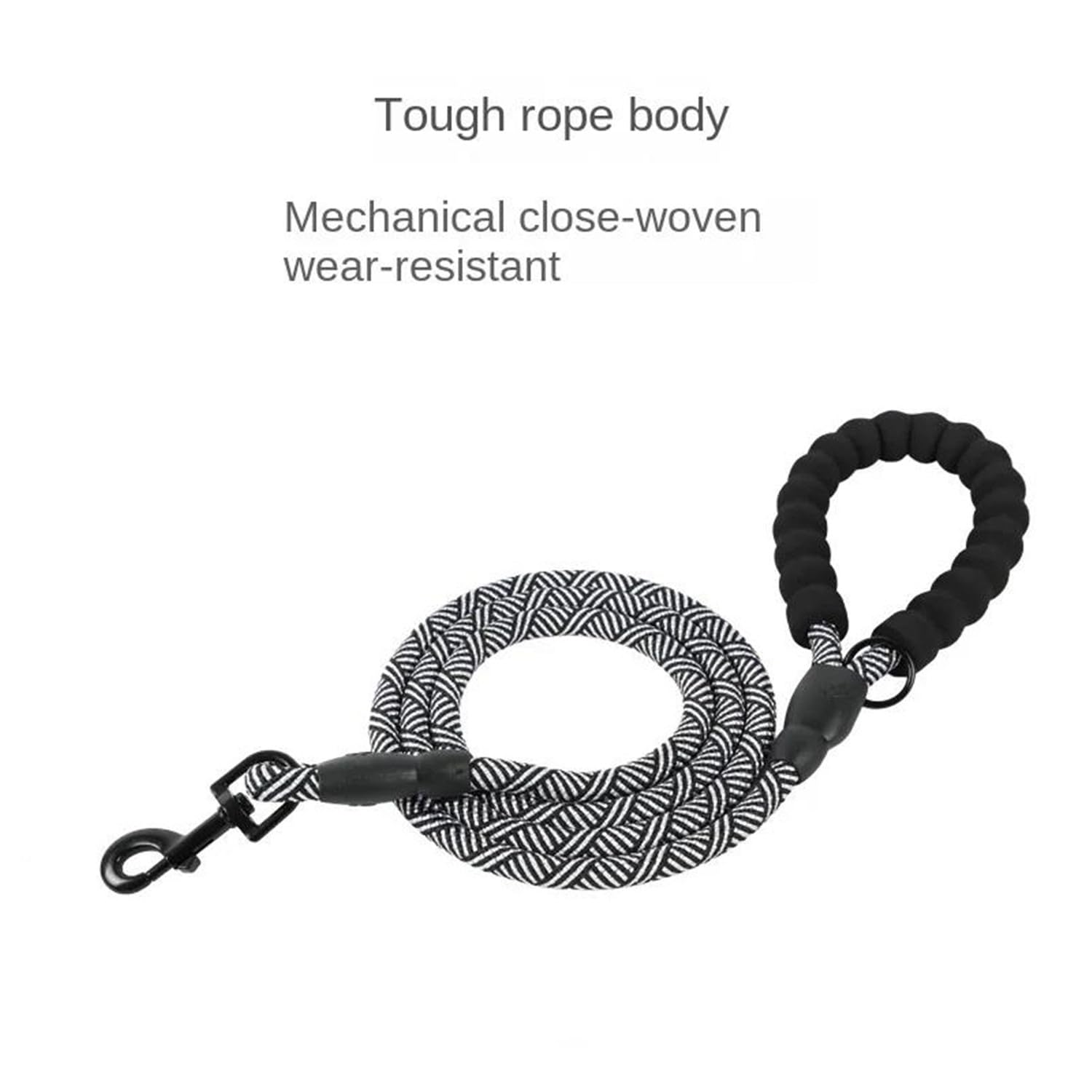 YueiHealthy 6 FT x 1/2" Dog Leash With Comfortable Padded Handle Heavy Duty Traction Rope Dog Accessories for Small Large Dogs Enhance Safety And Control (Red Stripe) - Image 4