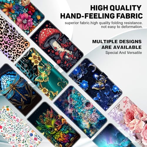 Étui Samsung S24 FE 5G avec support et porte-cartes papillon - 7