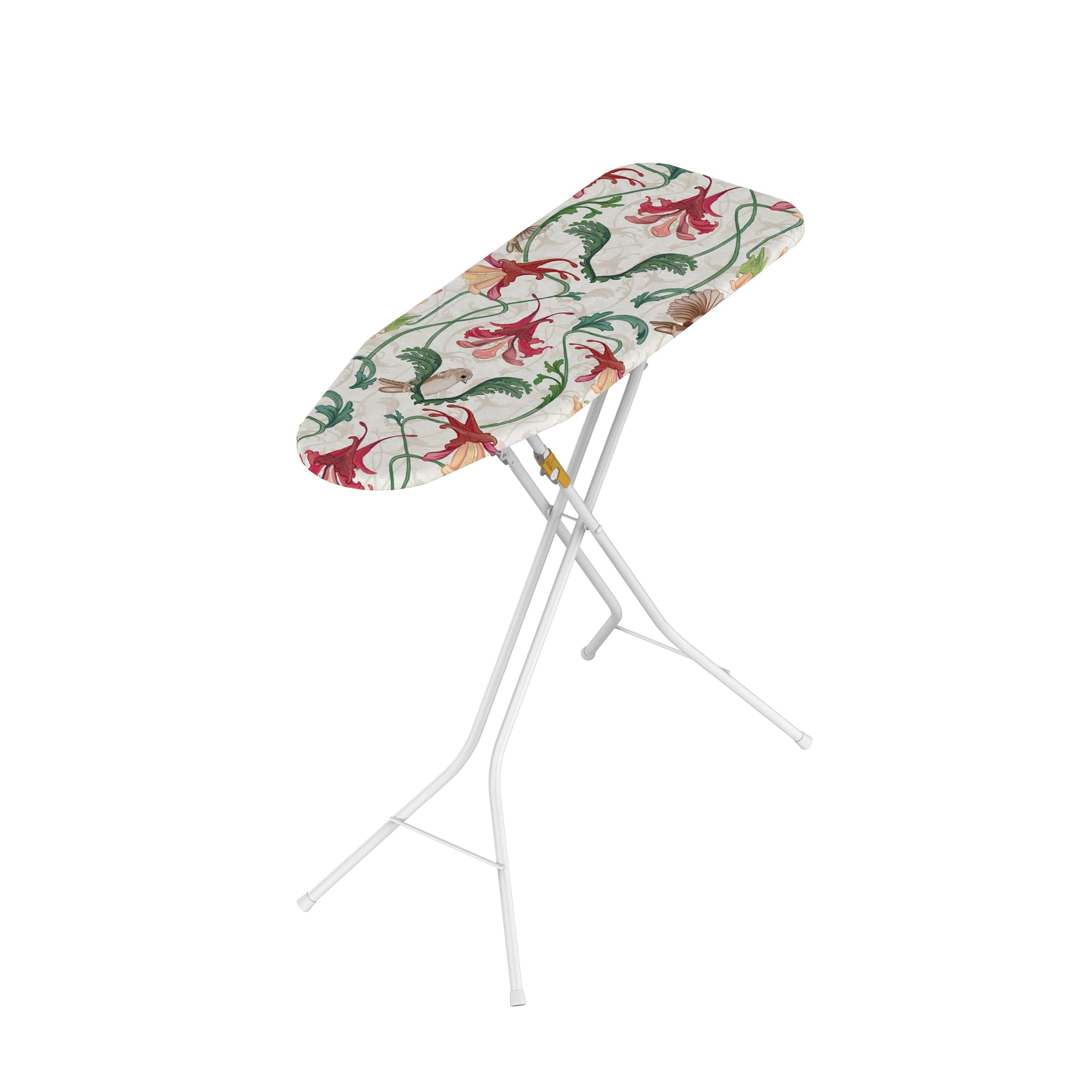 Rörets Stoomstrijkplank Tempo Wit, gepatenteerde strijkplank voor iedereen die weinig ruimte en tijd heeft. 85 x 30 x 90 cm (l x b x h), design en kwaliteit van het sterkste strijkplankmerk