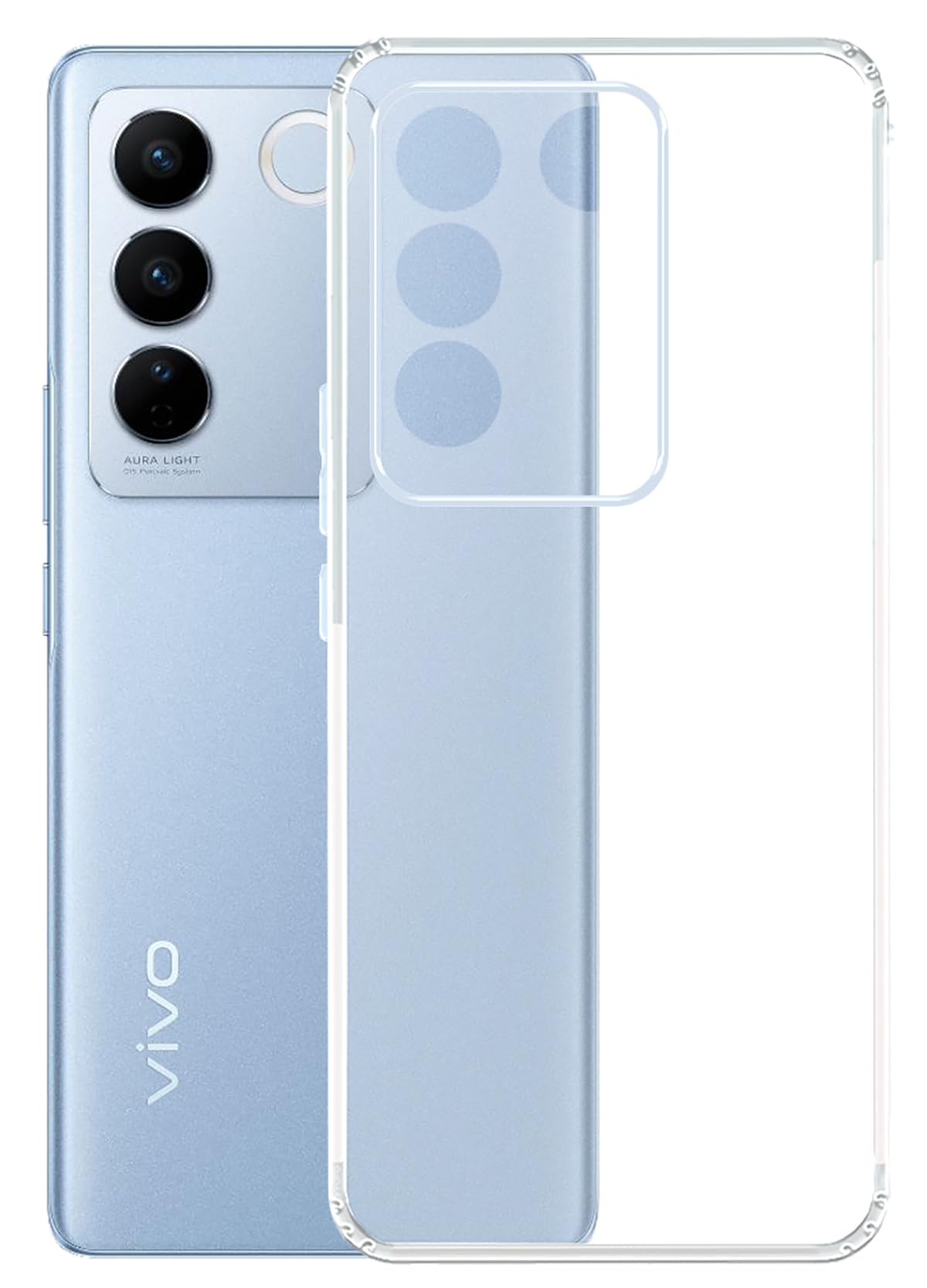 YOFO Back Cover for Vivo V27 (5G)/ Vivo V27 Pro (5G) (Silicone|Transparent|Camera Protection) (B0C5JJ4884) Amazon Price History, Amazon Price Tracker