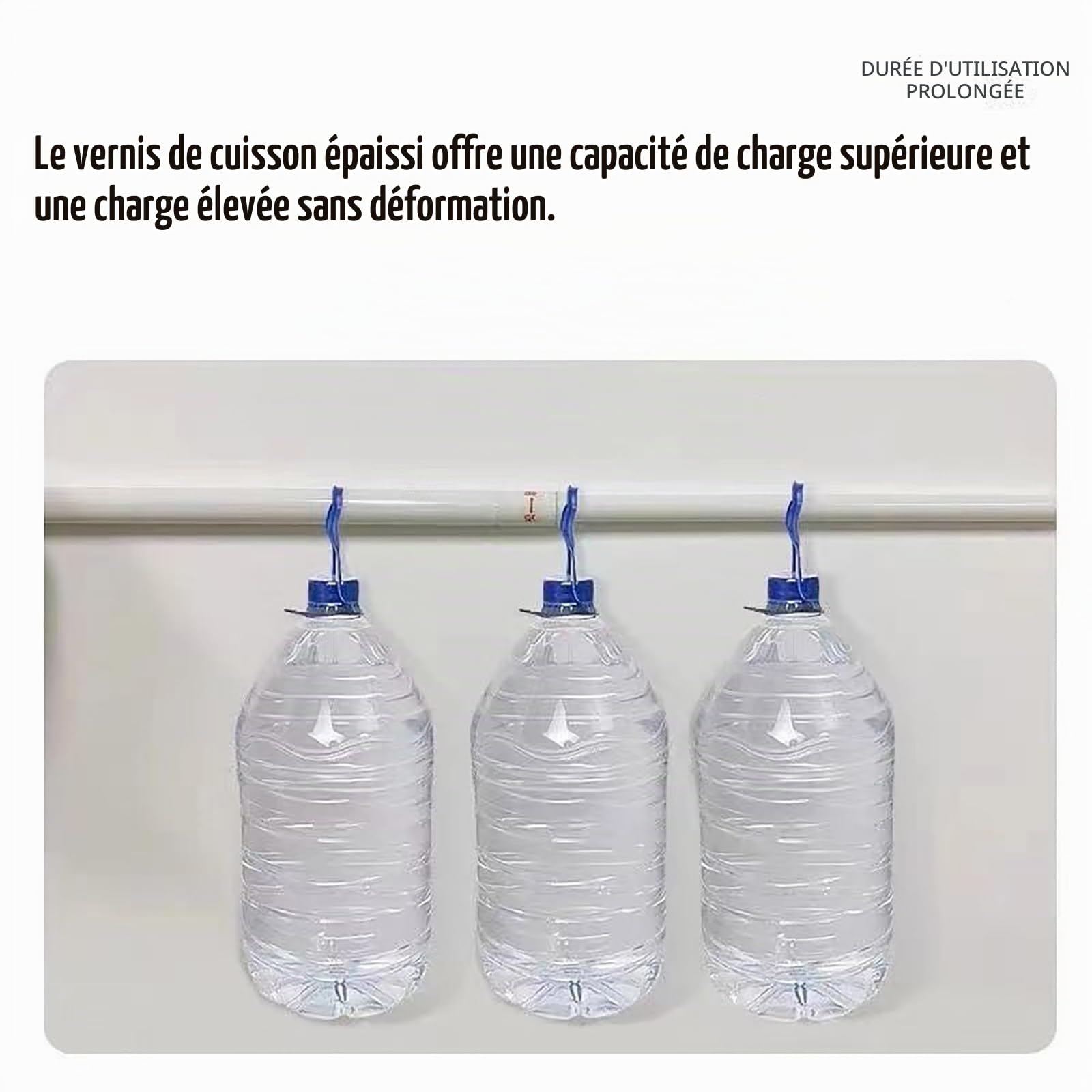 Cadre de lit à baldaquin, Structure pour lit superposé, Conception télescopique rétractable, Support métallique à 4 Points, Structure Stable, Idéal pour créer Un Espace d'intimité