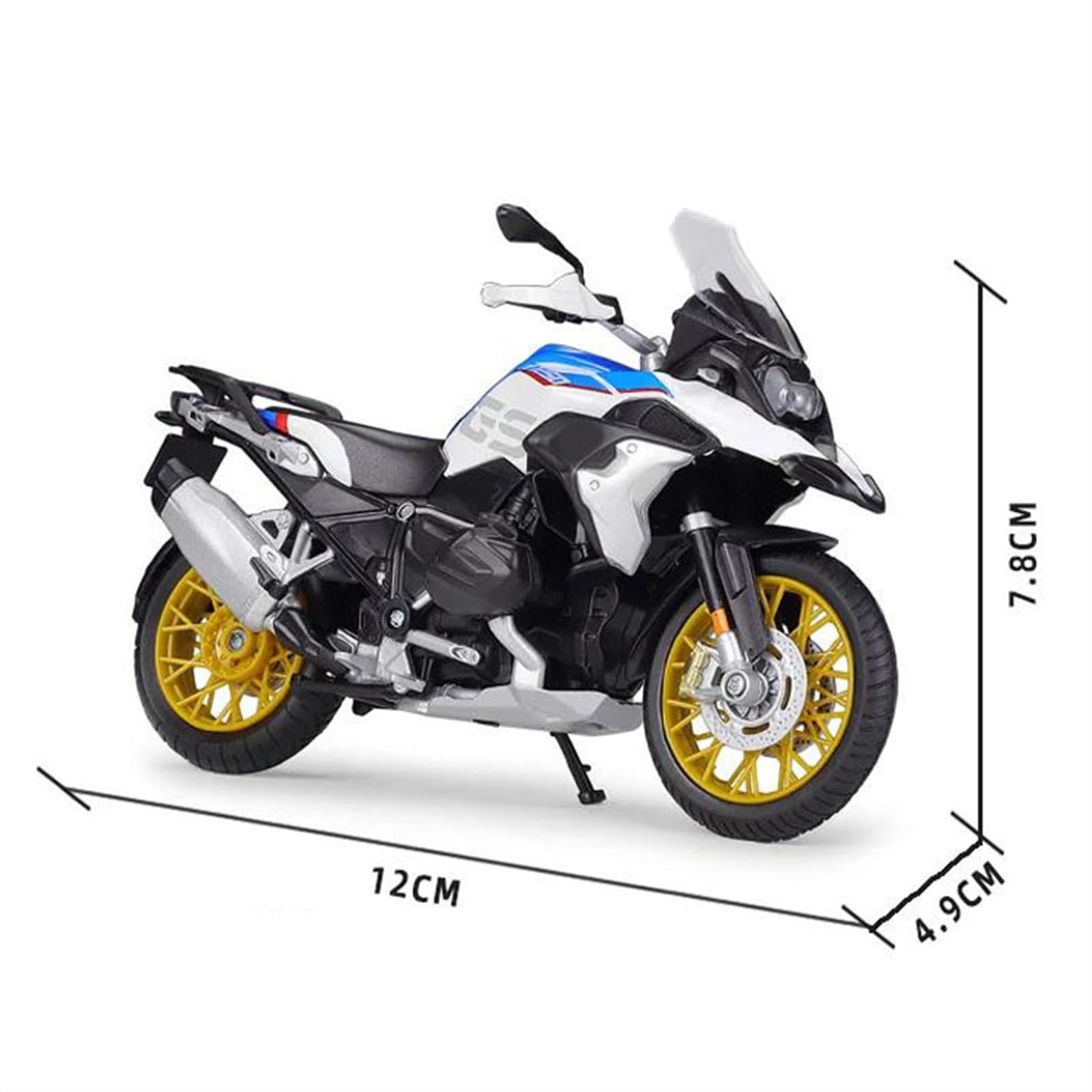 Modell Für BMW R 1250 GS 1/18 Motorradmodell Aus Druckgussmetall, Sammlerstück