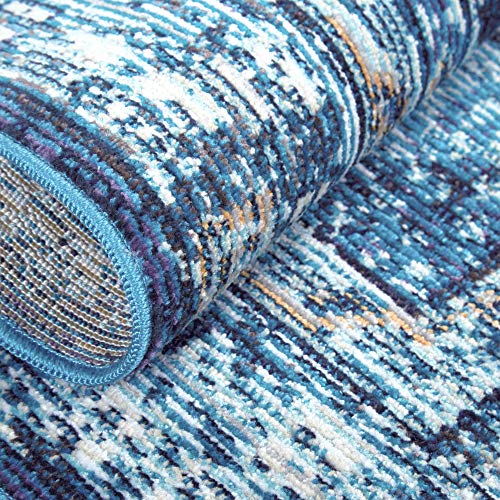 Home Dynamix Nicole Miller Patio Starlight Willow Indoor/Outdoor Area Rug 5'2"X7'2", Traditional Medallion Navy Blue/Tan #TOP21