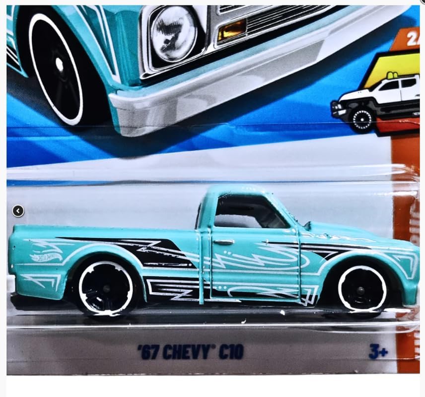 Image of hw Die-Cast 1:64 for Ages 3 and up ('67 Chevy C10 | HW Hot Trucks)