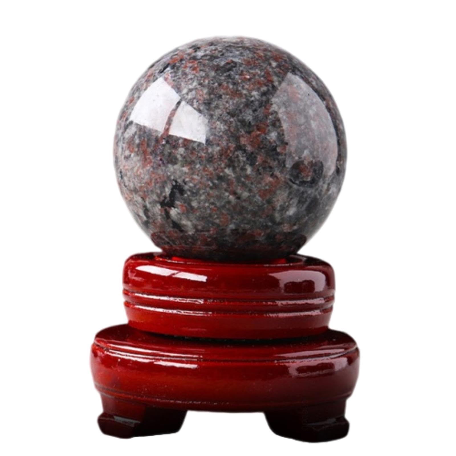 Ylquxeuv One Color Small Stone Quartz Sphere Crystal Ball Fire,60Mm
