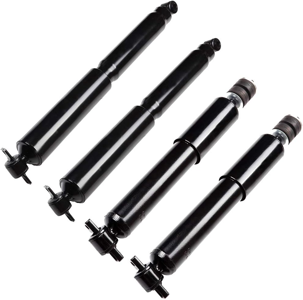 SCITOO Front Rear Shock Absorbers Fits for Chevy Express 2500 2003-2019, for Chevy Express 3500 2003-2018,for GMC Savana 2500 2003-2019,for GMC Savana 3500 2003-2018 Auto Shocks 911086 344385 (4Pcs)