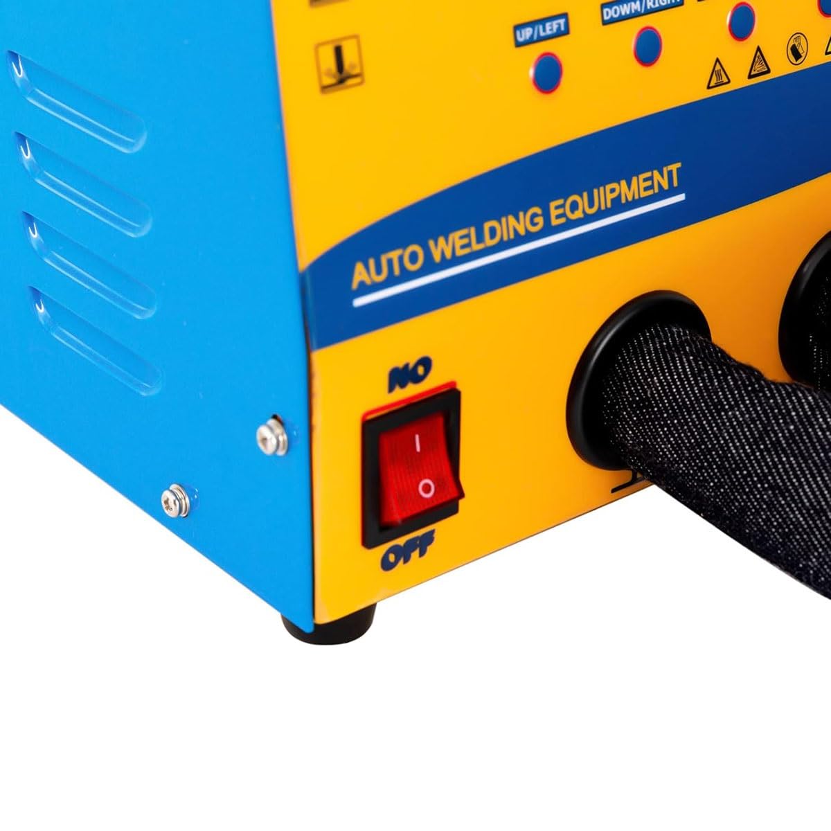 Soldadora por puntos extractora de abolladuras, kit de reparación de abolladuras con soldadora de pernos de 6 kW, máquina de soldar por puntos de 7 modelos con protección contra sobrecalentamiento