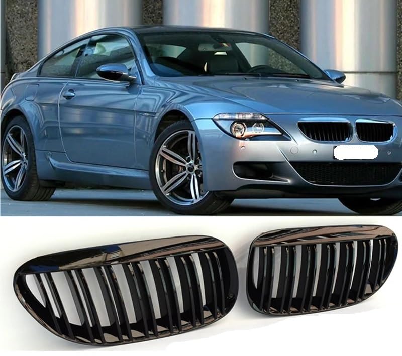 Calandre avant pour E63 E64 grille capot double lamelle pare-choc 2003-2010