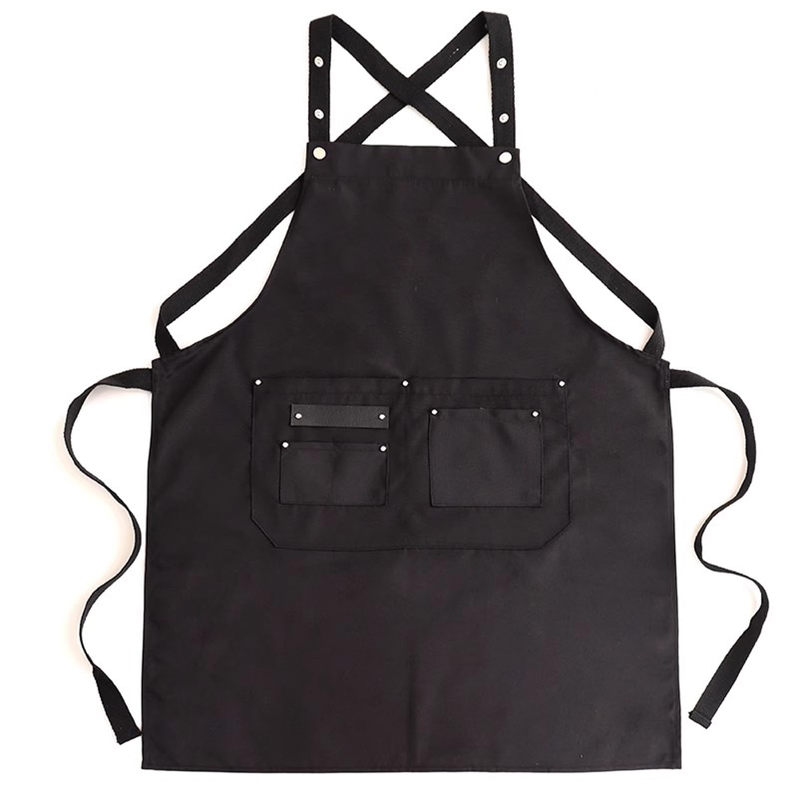 Tabliers, Tabliers de chef croisés for hommes et femmes avec grandes poches for la cuisine, poterie, le jardinage, pâtisserie