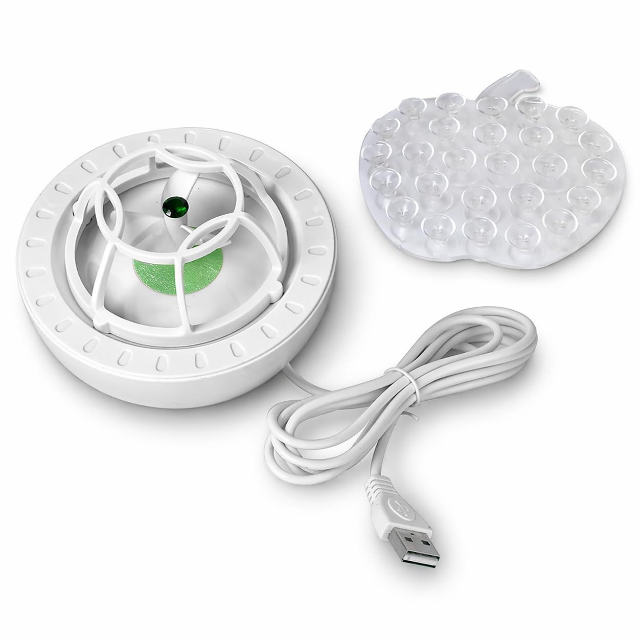 Mini Lavastoviglie Ultrasuoni USB Domestica Multifunzionale con Supporto Plug In Timer Spegnimento Automatico 15 Minuti Portatile Ricaricabile Verde