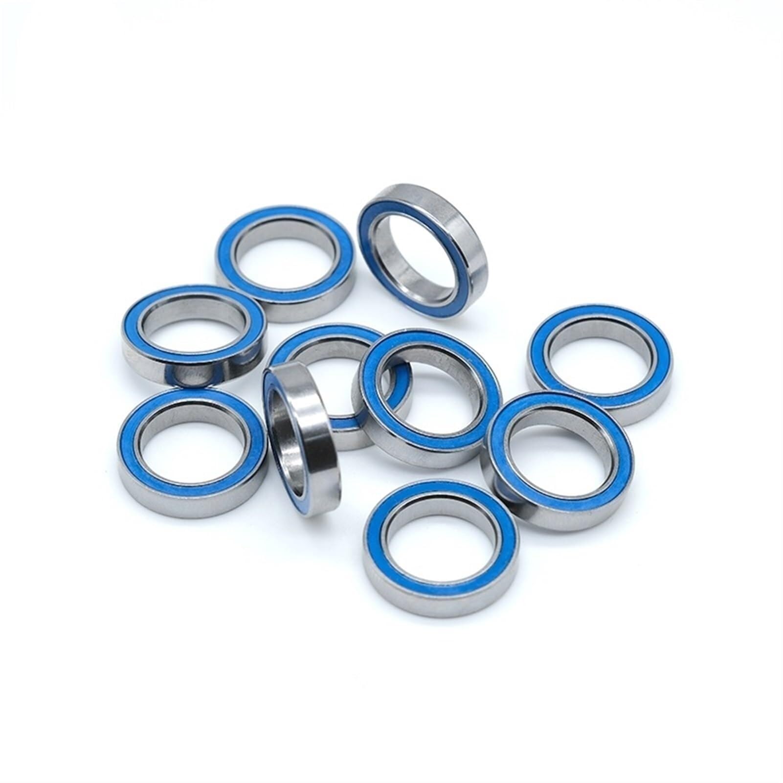 Gqnblvhzupdm One Color Industrial Shaft Bearings, Mr106rs Bearing Abec-7 (10Pcs) 6X10x3 Mm Miniature Mr106-2Rs Ball Bearings Blue Sealed Mr106 2Rs