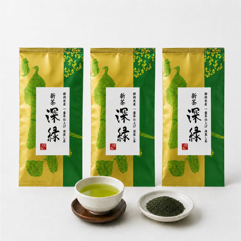 Amazon.co.jp: 静岡お茶のだいさん 静岡 新茶 2026年産 一番茶使用 深