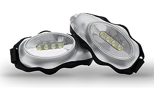 2-Pc Flashlights for Runners and Dog Walkers