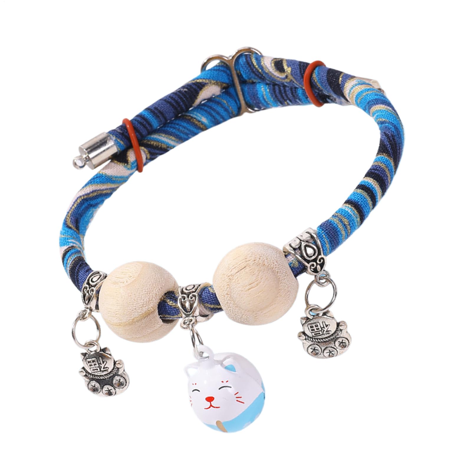 Small Cat Collar Kitten Collar with Cedar Bead