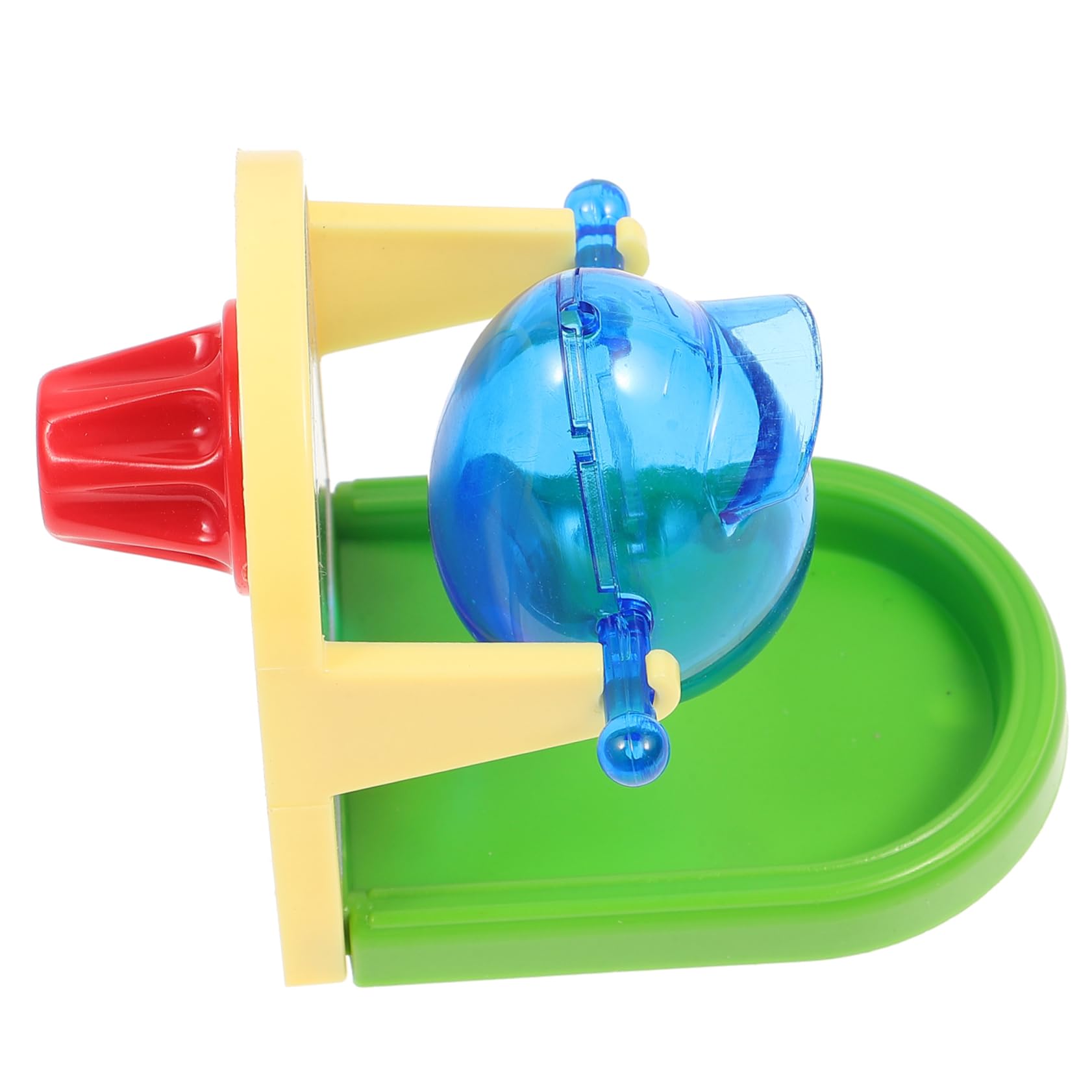 UPKOCH Juguete de Entrenamiento para Loros y Pájaros, Dispensador de Comida Resistente de Metal y Plástico, Adecuado para Entretenimiento y Desarrollo de Inteligencia Color Aleatorio