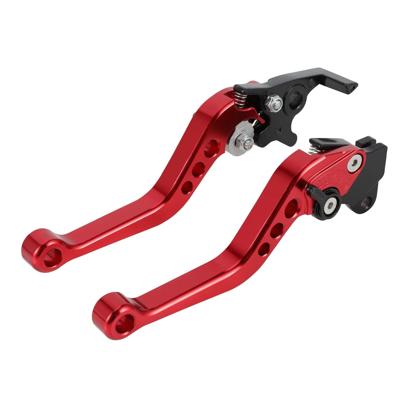 Palancas embrague freno CNC rojas para solucionar el tacto esponjoso en frenadas de Raptor 700