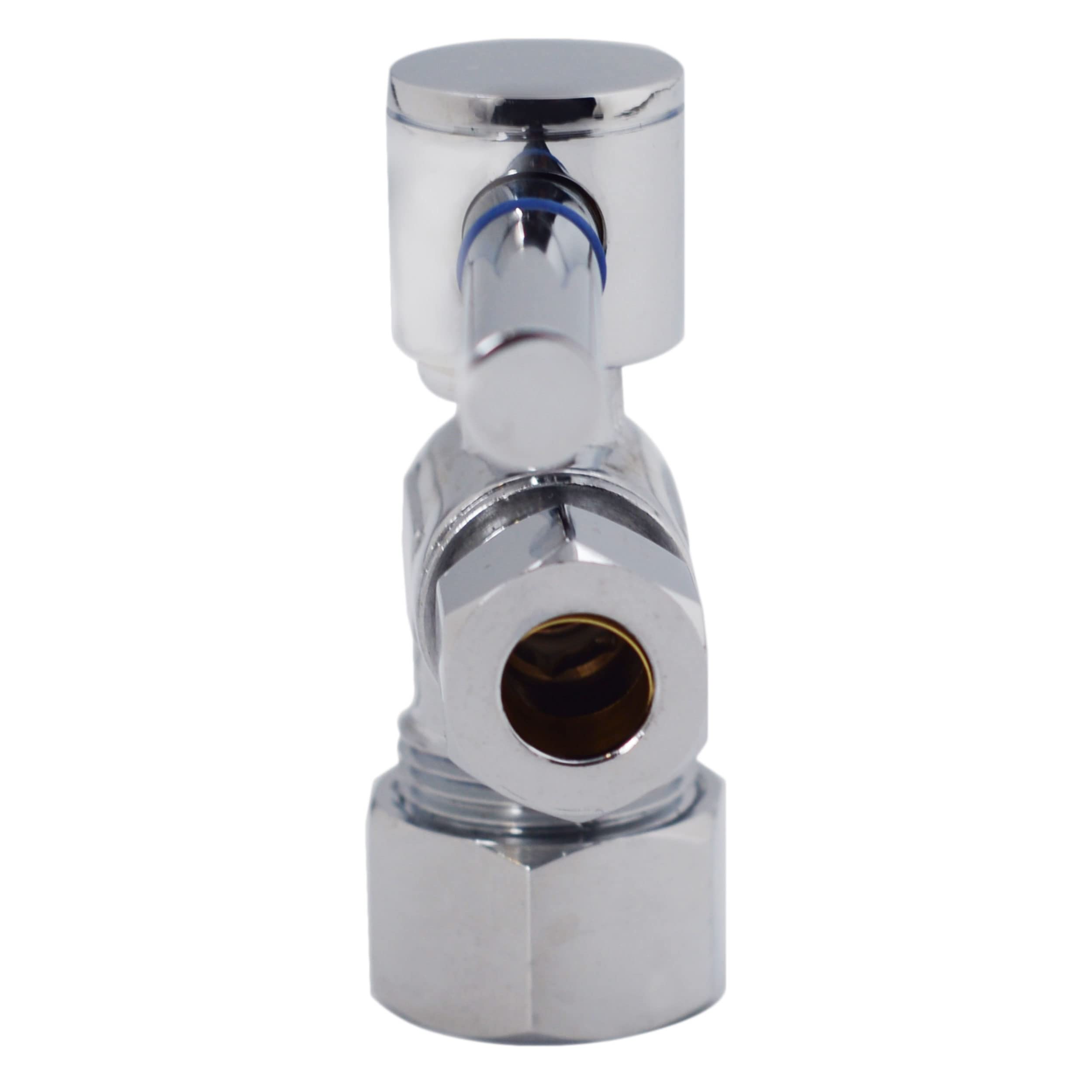 Westbrass - Kit de instalación de mango de compresión nominal para inodoro con línea de suministro de acero (1,27 cm), D1612TBL-26