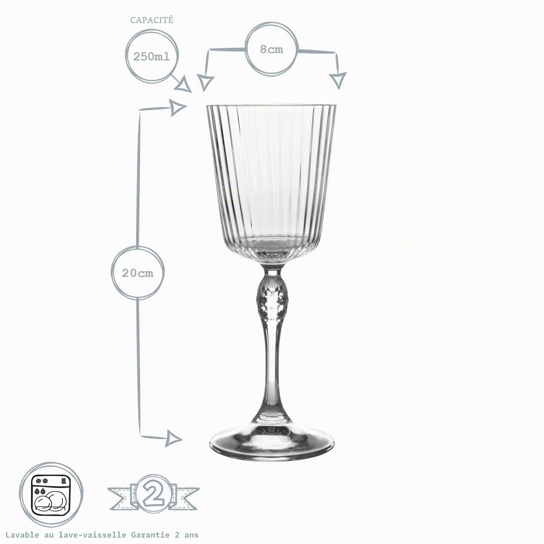 Bormioli Rocco America's COCKTAILGLAS 24CL SET6