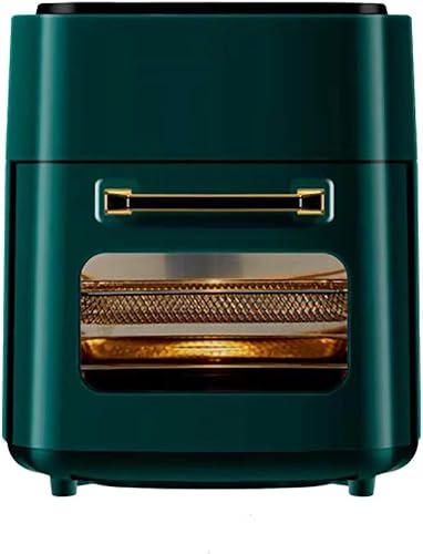 Combo de horno tostador con freidora de aire con pantalla táctil de calefacción de 360 y 8 menús inteligentes, horno tostador de gran capacidad de